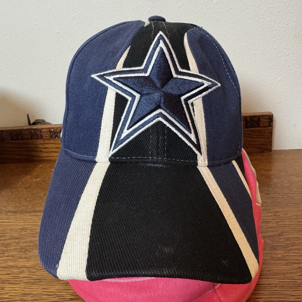 Dallas Cowboys Reebok NFL Equipment Hat Blue Black White Adjustable Cap